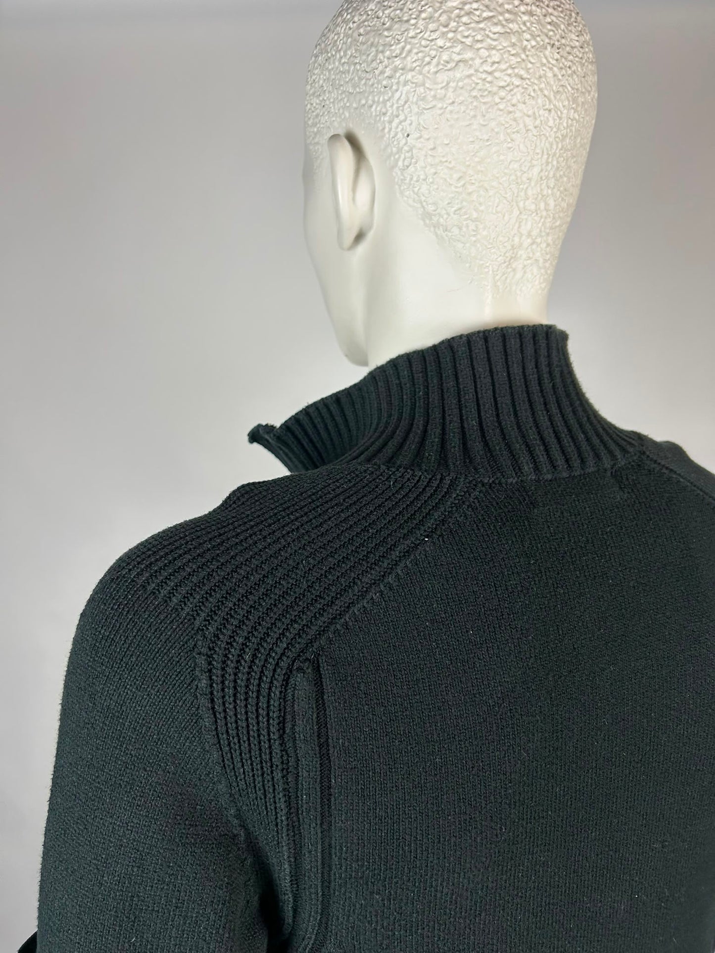 Stone Island Wool Knitwear Quarterzip (XL)