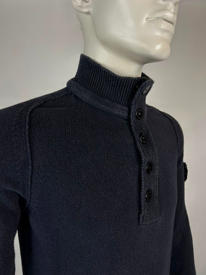 Stone Island Wool Knitwear Quarterzip (S)
