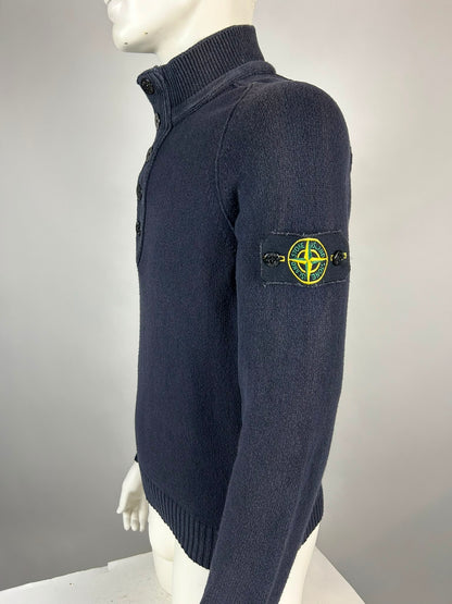 Stone Island Wool Knitwear Quarterzip (S)