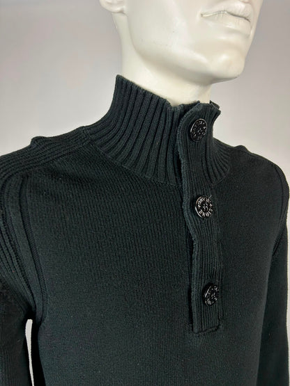 Stone Island Wool Knitwear Quarterzip (XL)