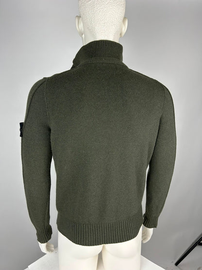 Stone Island Wool Knitwear Quarterzip (M)