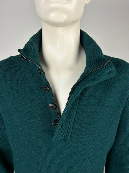 Stone Island Wool Knitwear Quarterzip (XXL)