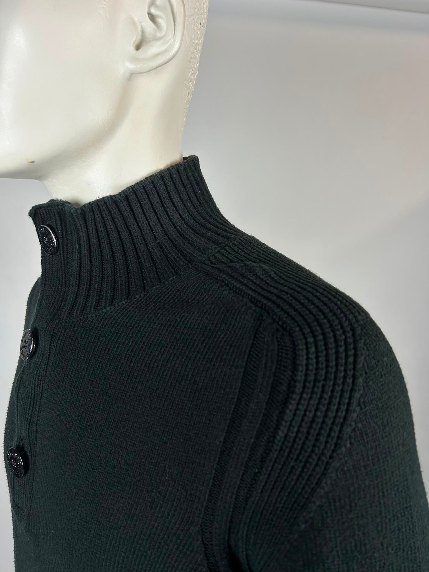 Stone Island Wool Knitwear Quarterzip (XL)