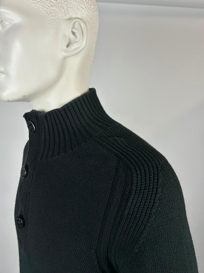 Stone Island Wool Knitwear Quarterzip (XL)