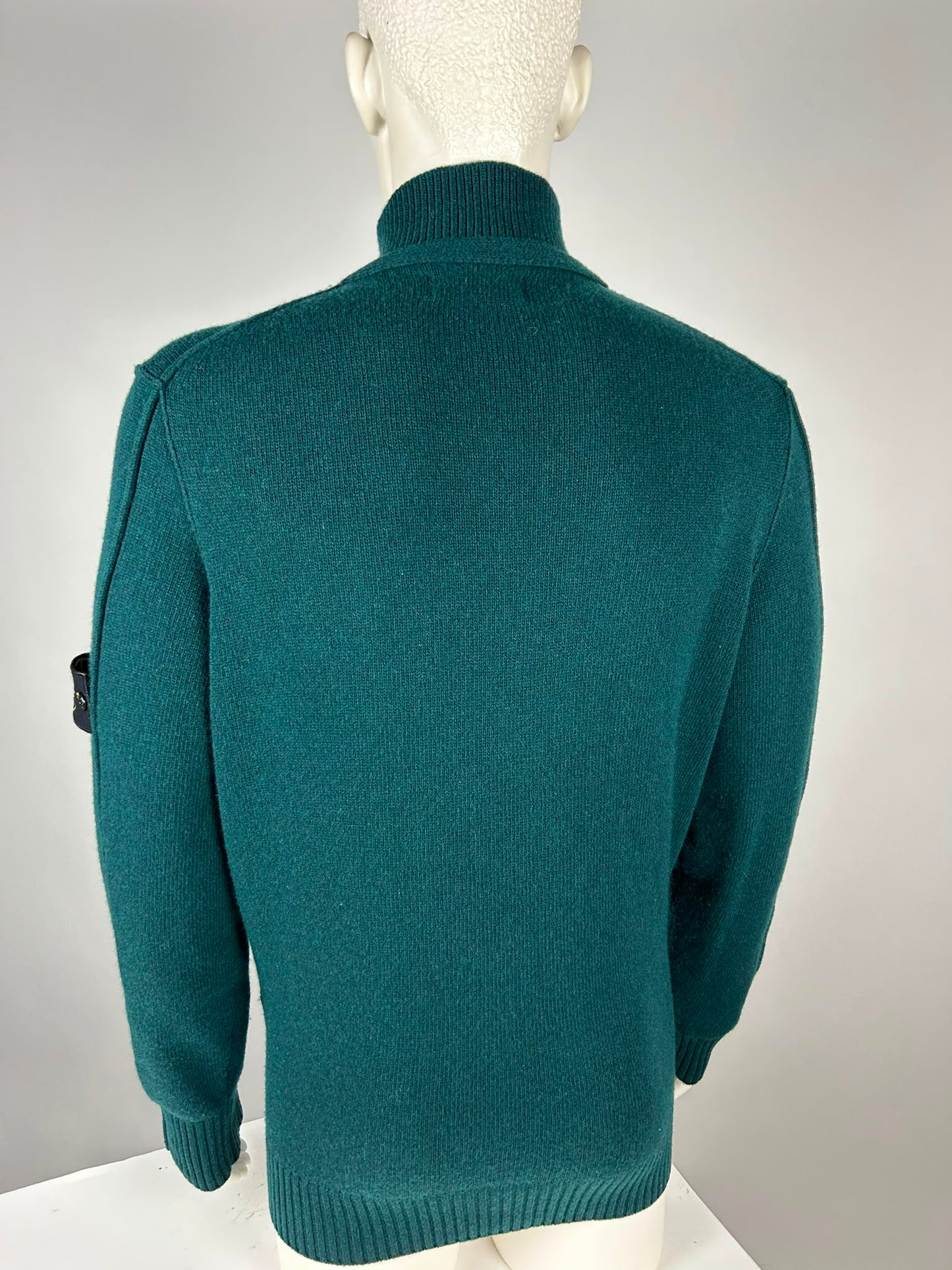 Stone Island Wool Knitwear Quarterzip (XXL)