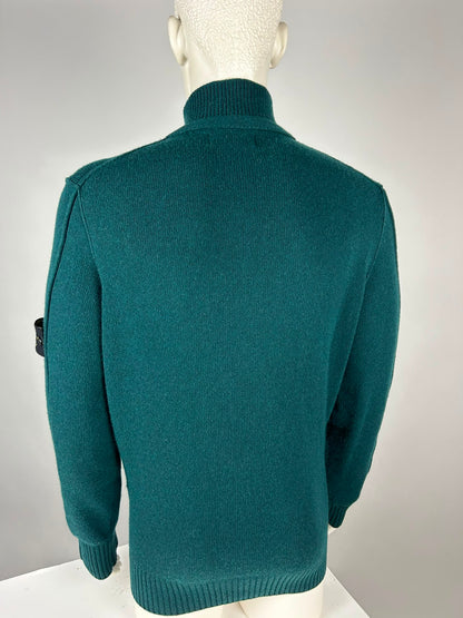 Stone Island Wool Knitwear Quarterzip (XXL)