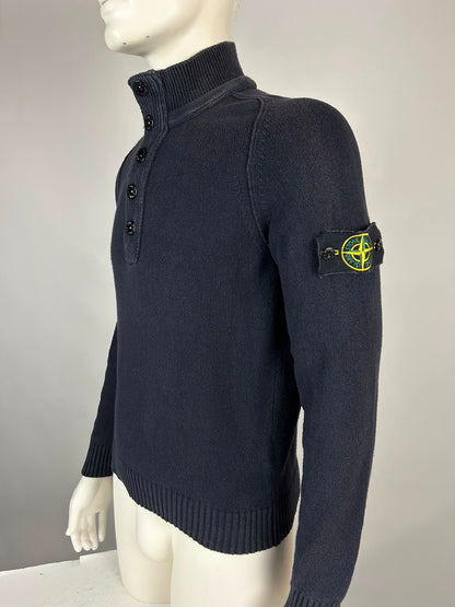 Stone Island Wool Knitwear Quarterzip (S)