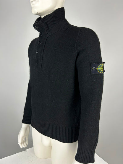 Stone Island Wool Knitwear Quarterzip (L)