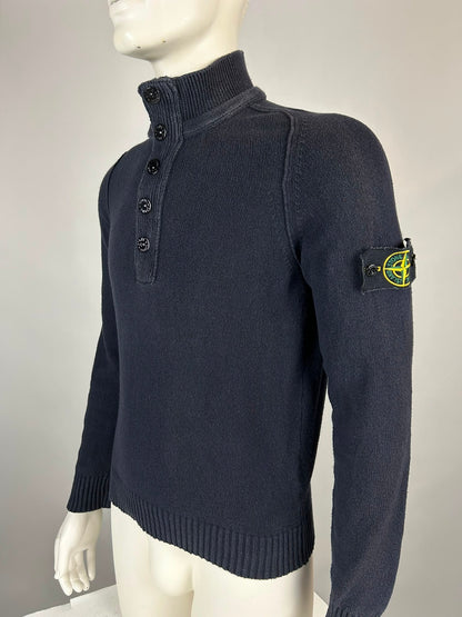 Stone Island Wool Knitwear Quarterzip (S)