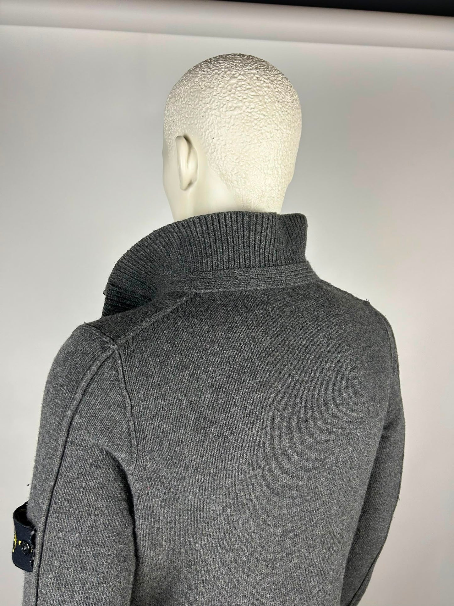Stone Island Wool Knitwear Quarterzip (M)