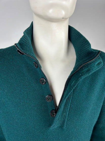 Stone Island Wool Knitwear Quarterzip (XXL)