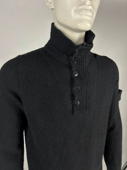 Stone Island Wool Knitwear Quarterzip (L)