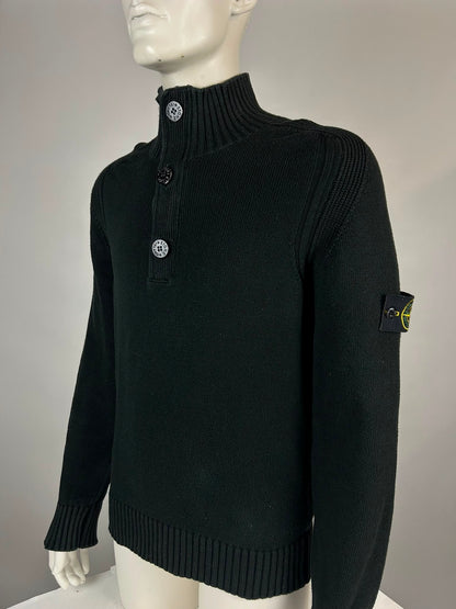 Stone Island Wool Knitwear Quarterzip (XL)