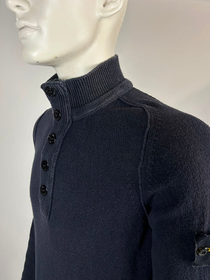 Stone Island Wool Knitwear Quarterzip (S)