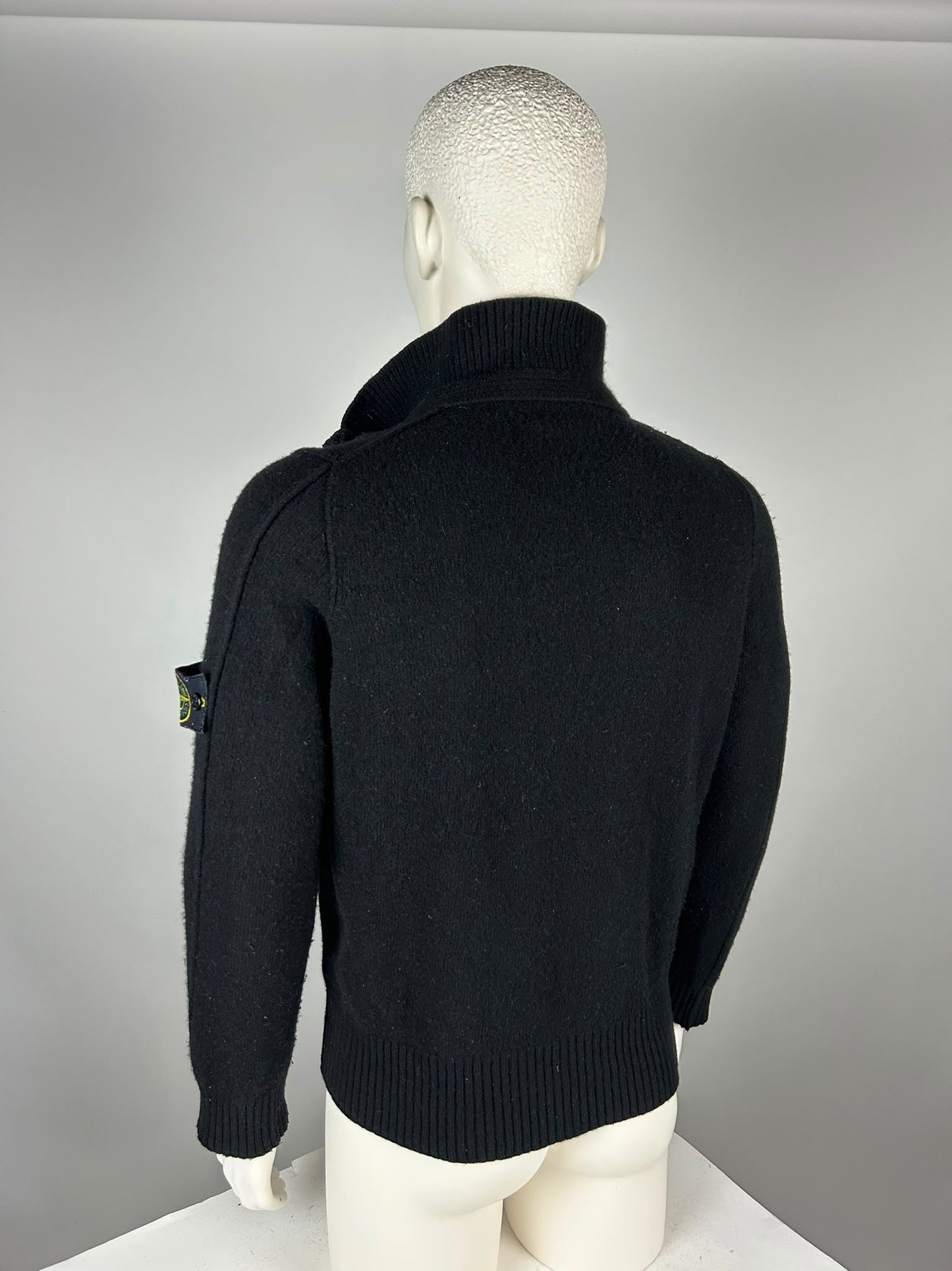 Stone Island Wool Knitwear Quarterzip (L)