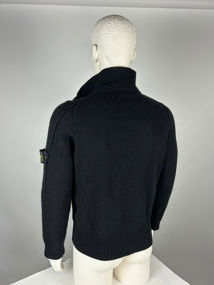 Stone Island Wool Knitwear Quarterzip (L)