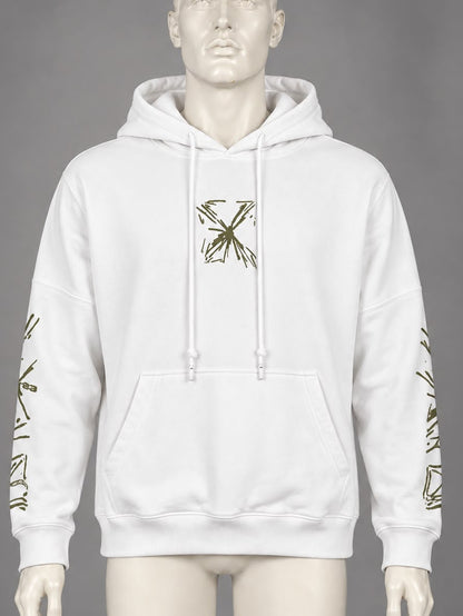 Off White Hooded Sweater (M)