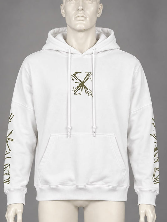 Off White Hooded Sweater (M)