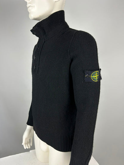 Stone Island Wool Knitwear Quarterzip (L)