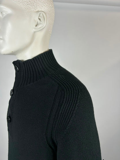 Stone Island Wool Knitwear Quarterzip (XL)