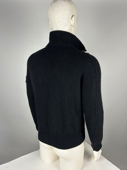 Stone Island Wool Knitwear Quarterzip (L)