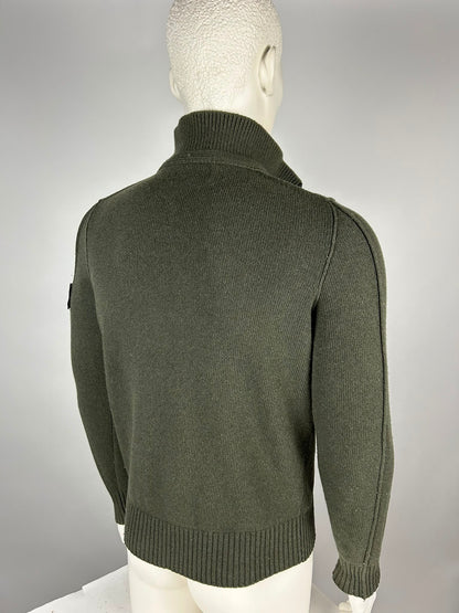 Stone Island Wool Knitwear Quarterzip (M)