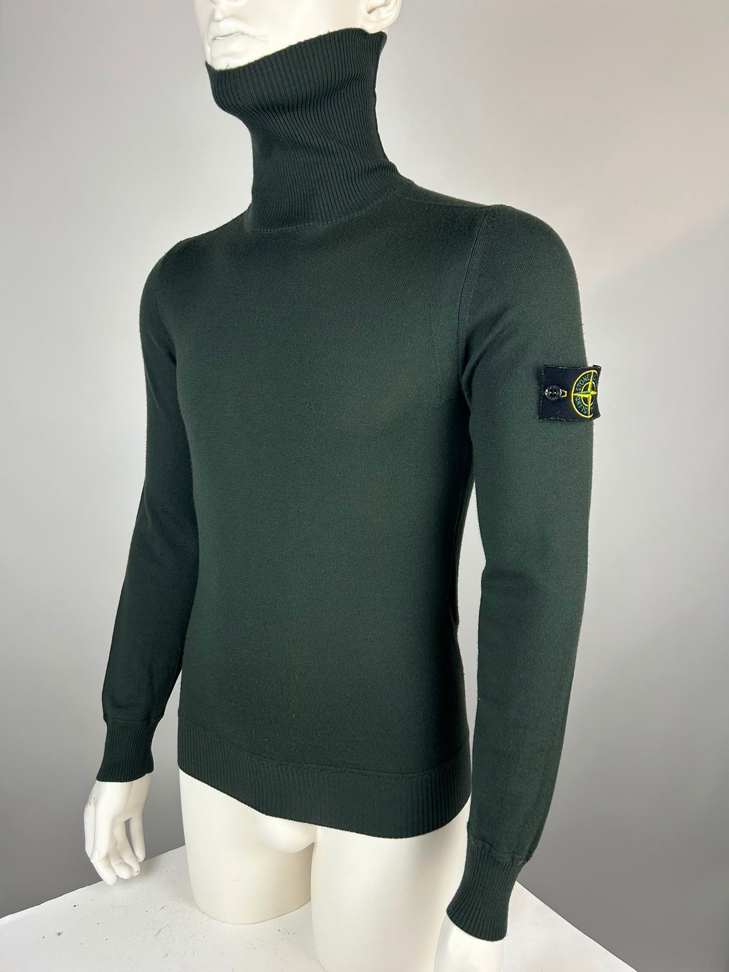 Stone Island Wool Turtle Neck Knitwear Sweater (S)