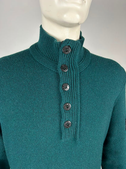 Stone Island Wool Knitwear Quarterzip (XXL)