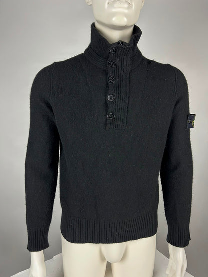 Stone Island Wool Knitwear Quarterzip (L)